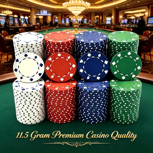 Miniatura 8 de SEETOOOGAMES Fichas de póquer de casino - 100 piezas 0.41 oz Diseño adecuado - 4
