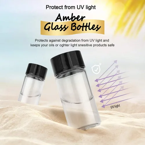 Miniatura 8 de Envío de muestra de vidrio transparente de 20ML, envío de muestra de vidrio para muestreo de líquidos, envío de almacenamiento de vidrio