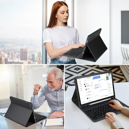Miniatura 7 de Funda con teclado para Samsung Galaxy Tab A9+/Plus 11'' 2023(SM-X210/X216/X218), funda con teclado para Samsung Tab A9+ con soporte para S Pen