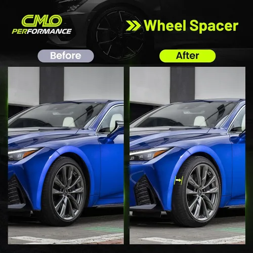 Miniatura 8 de Customadeonly Espaciadores de rueda centrales negros de 0.59 pulgadas 5 x 114.3 compatibles con Lexus ES300 350, GS300 350 430, IS250 300 350, LS400