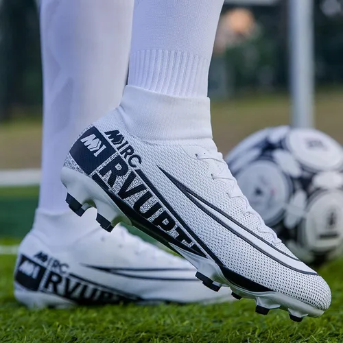 Miniatura 4 de Zquaus Tacos de fútbol para hombre zapatos de fútbol atléticos para caminar tacos Ag para entrenamiento al aire libre