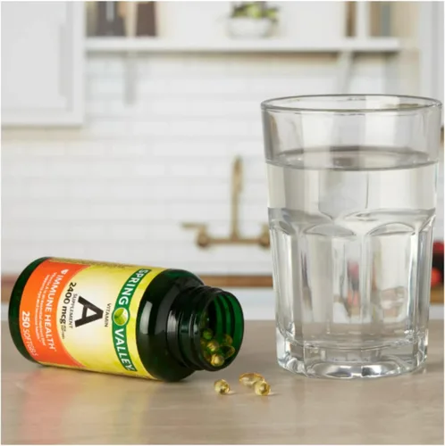Miniatura 2 de Suplemento de vitamina A Spring Valley 2400 mcg, 250 unidades + adhesivo STS.