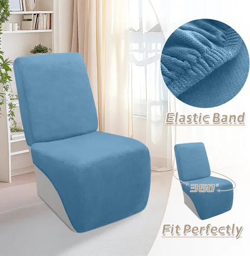 Miniatura 38 de Arfntevss Fundas de sofá seccional reclinable de terciopelo, Funda de sofá seccional de esquina para sofá reclinable, Funda elástica suave