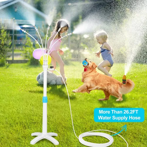 Miniatura 4 de Misters para patio exterior, tubo elevador ajustable (hasta 46 pulgadas) con línea de suministro de agua de 26.2 pies, soporte flexible para patio