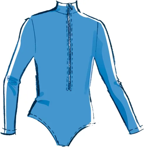 Miniatura 5 de McCall's Body para niños, protector contra erupciones, bikini, pantalones cortos y patrón de costura superior, código de diseño M8395, tallas