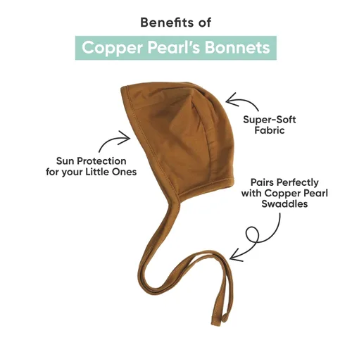 Miniatura 2 de Copper Pearl Baby Bonnets Pecan
