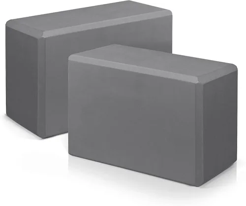 Miniatura 10 de Yoga Blocks 2 Pack, 9"x6"x3" High-Density EVA Foam Yoga Block, Non-Slip Yoga Blocks for Yoga, Pilates Meditation, Stretching and Toning, Supportive