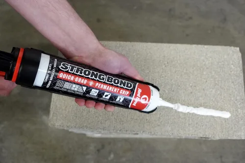 Miniatura 5 de Red Devil 0956 Strong Bond Hybrid Polymer Adhesivo y sellador de construcción, 9 onzas, blanco, 1 paquete