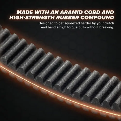 Miniatura 4 de SuperATV Correa de Transmisión CVT Extreme Badass de Servicio Pesado para Can Am Maverick y Defender (Ver Compatibilidad) Cordón de Fibra