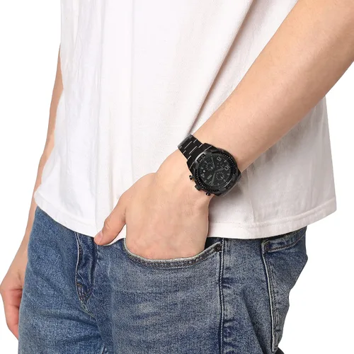 Miniatura 6 de Fossil Bronson Reloj casual de cuarzo para hombre con correa de acero inoxidable o cuero Reloj cronógrafo Bronson