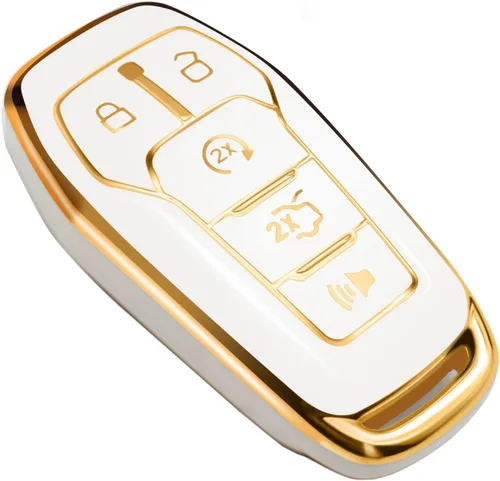 Miniatura 8 de FEYOUN Funda para llavero compatible con Ford Fusion F-150 Edge Explorer Mustang Lincoln MKZ MKC TPU Funda Carcasa Protectora para llavero remoto