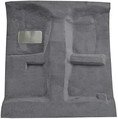 Alfombra automotriz compatible con Toyota Tacoma 2005 a 2015 camioneta de cabina regular, tracción de 2 o 4 ruedas (827-pelo de corte de felpa gris)