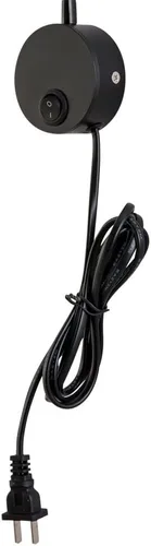 Miniatura 4 de Lámpara de lectura de pared, apliques de luz LED, 3 W, blanco cálido, 3000 K, enchufe para lectura de libros (2 unidades, cable de 3000 K)
