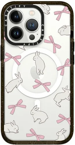 Miniatura 411 de Funda Impact de CASETiFY para iPhone 13 Pro Max con Magsafe - Estuche Claro Cuento de Invierno - Claro Negro Estuche transparente Winter Tale