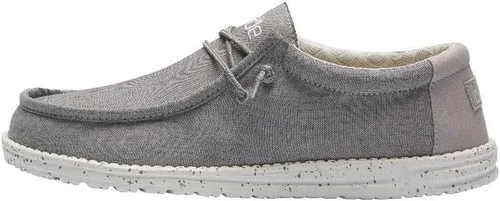 Hey Dude Wally Canvas para hombre, varios colores y tamaños, zapatos de hombre, mocasines con cordones, cómodos y ligeros