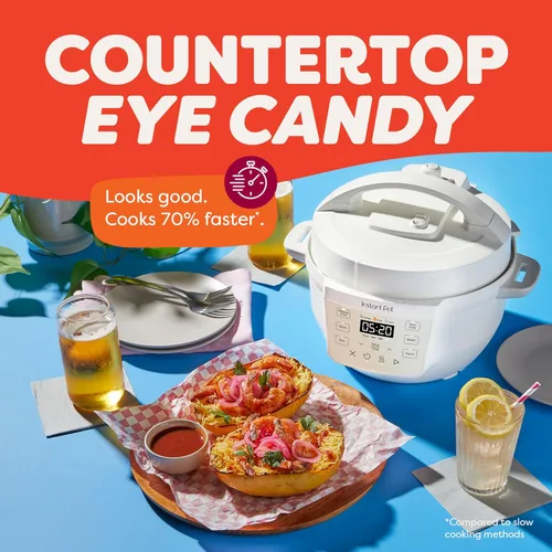 Miniatura 7 de Instant Pot 4QT RIO Mini olla multicocción 7 en 1, olla a presión, cocción lenta, salteado, vapor, arrocera, yogur y calentador, sal marina, 4 Sea
