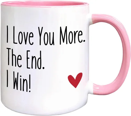 Miniatura 10 de QASHWEY Regalos románticos para ella y él, taza de café negra con texto en inglés "You're The Best Thing I've Ever Found on The Internet", tazas
