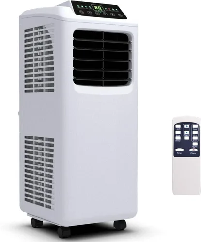 Miniatura 8 de COSTWAY 8000 BTU - Aire acondicionado transportable, 3 en 1, enfriador de aire con deshumidificador incorporado, modo de ventilador, modo