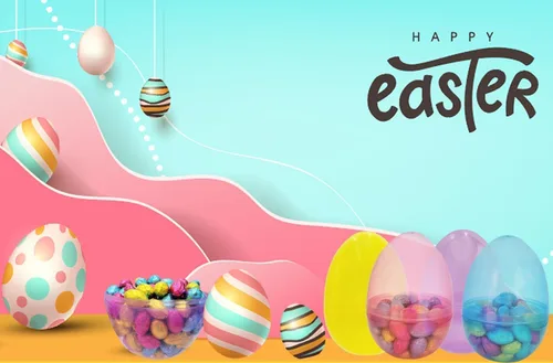 Miniatura 6 de The Dreidel Company Huevos de Pascua rellenables de 6 pulgadas, paquete de 12 unidades Jumbo translúcidos, coloridos de plástico para Pascua, se