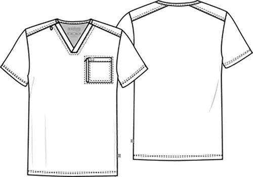 Miniatura 6 de Cherokee Euphoria CK887A - Camisa quirúrgica para hombre, cuello en V