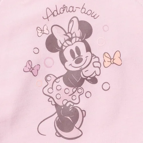 Miniatura 6 de Disney Minnie Mouse - Conjunto de 3 piezas de camiseta y sombrero de rizo francés para bebés y niñas