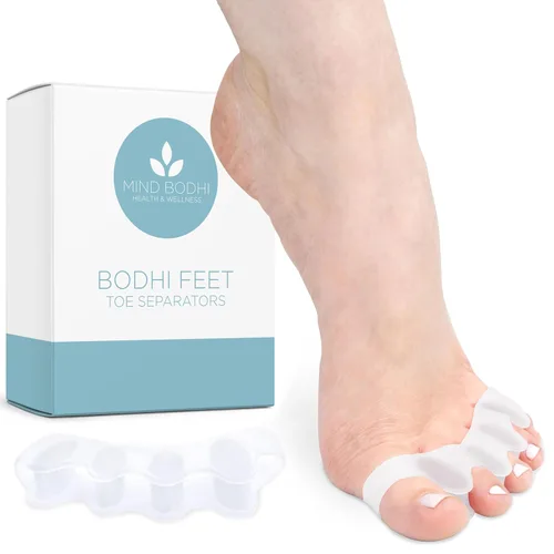 Miniatura 15 de Mind Bodhi Separadores de dedos de los pies/Espaciadores de dedos de los pies - Para hombres y mujeres - Tamaño grande - Negro