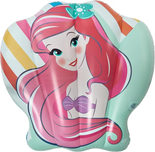 Swimways Disney Princess Ariel - Barco reversible, flotadores inflables para piscina y juguetes de piscina para niños, accesorios de piscina y
