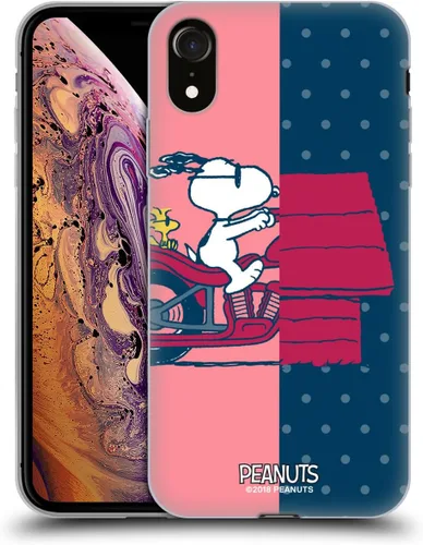Miniatura 144 de Head Case Designs Funda de gel con licencia oficial de Peanuts Snoopy & Woodstock Halfs and Laughs [protección de grado militar] compatible
