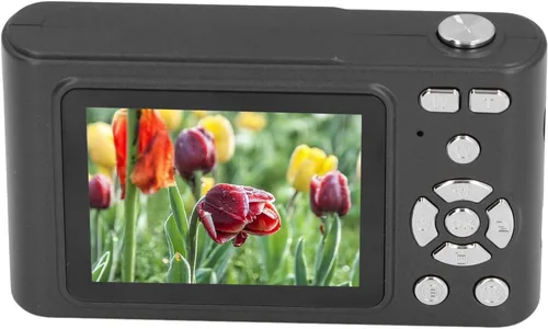 Miniatura 5 de Cámara digital HD Vintage 4K 2.4in 48MP 16X Zoom sin vibración para fotografía, grabación de video, viajes (negro)