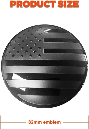 Miniatura 2 de Emblema de bandera americana para el capó delantero de BMW, placa de identificación con emblema de la bandera de EE. UU. para BMW X3 X5 X6 3 4 5 6 7