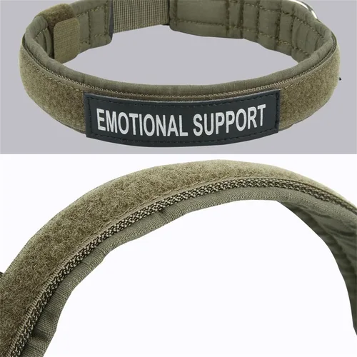 Miniatura 4 de EXCELLENT ELITE SPANKER Collar táctico para perros pequeños, de nailon, ajustable, resistente, militar, para perros pequeños, medianos y grandes