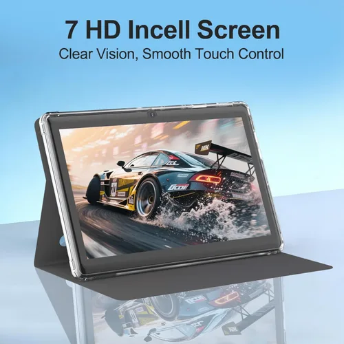 Miniatura 4 de DIGITHINK Tablet Android 14 de 7 pulgadas, 8 GB de RAM (3 + 5 GB expandido) + 32 GB de ROM, pantalla táctil HD, cámaras duales de 2 MP, batería