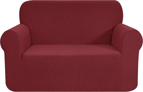 Miniatura 84 de CHUN YI - Funda elástica de 1 pieza para sillón grande, funda protectora suave de Jacquard con elastano, detalle de cuadros y parte inferior