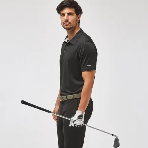 Miniatura 3 de Mens Polo Shirts Short Sleeve Dry Fit Moisture Wicking Performance Casual Solid Polo Golf Shirt for Men