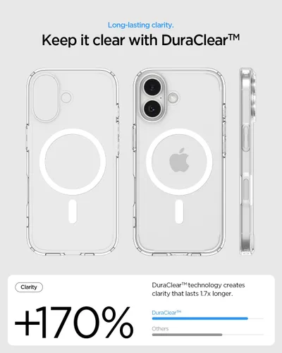Miniatura 330 de Spigen Funda para iPhone 13 Mini, ultra híbrida MagFit [antiamarilleo] [compatible con Magsafe] - Transparente