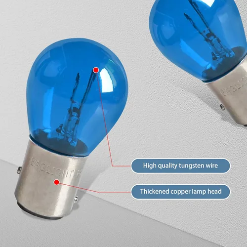 Miniatura 3 de 10 piezas Bombillas para coche 1157 P21/5W S25 BAY15D, bombilla de luz de freno doble cola alta y baja, luz de señal de giro, bombilla de vida más