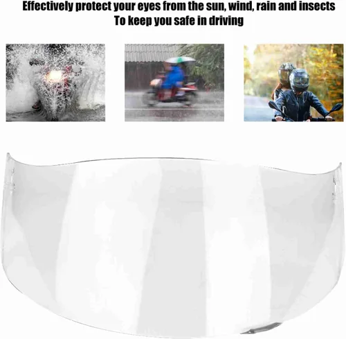 Miniatura 6 de Repuesto de protector facial para casco de motocicleta, visera de casco de motocicleta compatible con AGV K1 K1S K3 SV K5 K5S con protección UV
