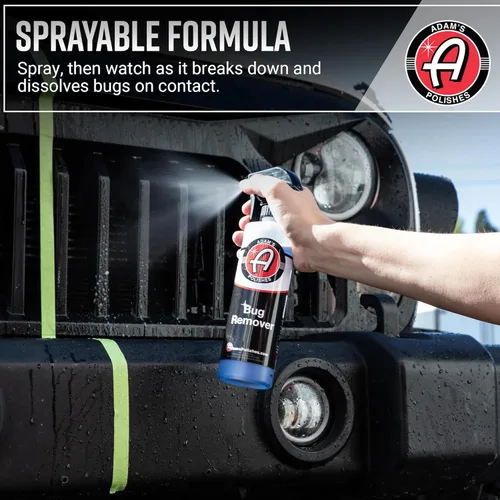 Miniatura 4 de Adam's Eliminador de Insectos para Auto (16 onzas) - Potente Eliminador de Insectos para Detalle de Autos Spray Multiusos Elimina Insectos