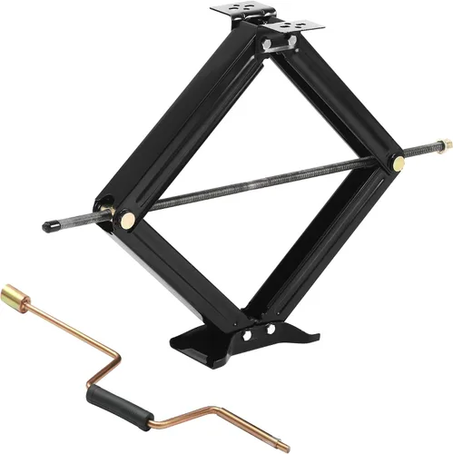 Miniatura 10 de Estabilizador de Gato de Tijera para RV 6500lb Trabajo Pesado 24" Estabilizador de Remolque RV Gato de Tijera Nivelador para Remolque Camper