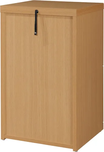 Miniatura 7 de OSP Home Furnishings Alpine Archivador de 2 cajones con cajón superior de bloqueo y sistema de fijación de bloqueo, vertical, natural
