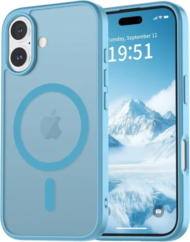 Miniatura 50 de vnnink para iPhone 12 y iPhone 12 Pro, funda de teléfono celular translúcida con protección contra caídas de grado militar, mate magnética