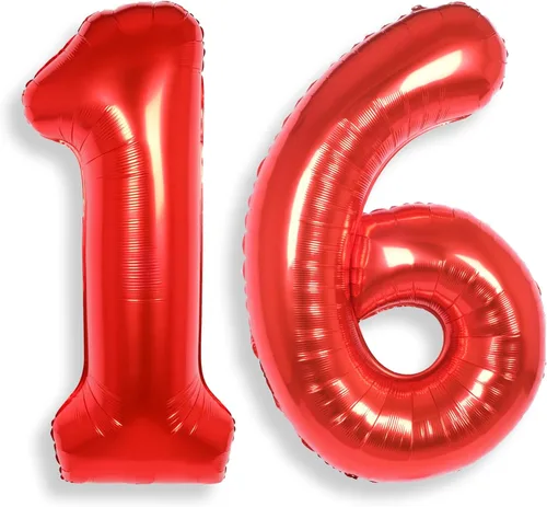 Miniatura 34 de AULE Globos de helio con letra roja S, de 40 pulgadas, grandes, gigantes, de lámina de mylar, rojos, para decoraciones de cumpleaños, aniversarios