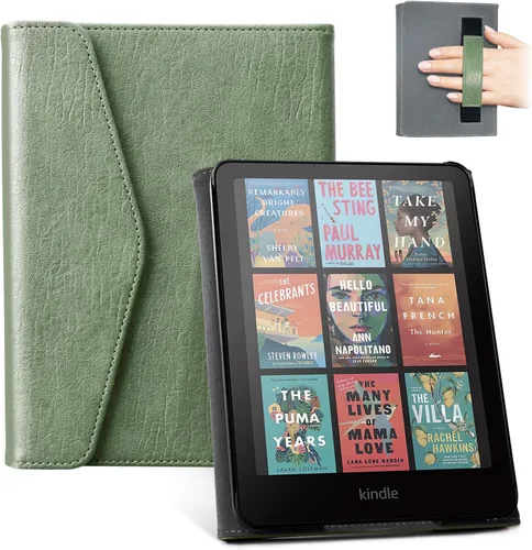 CoBak Premium Case for Kindle Paperwhite & Kindle Colorsoft 7" & Hanvon with Hand Strap – Automatic Wake/Sleep, Stylish & Durable, Comfortable
