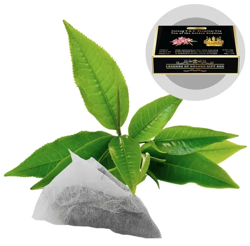 Miniatura 8 de Legendary-Teas Oolong T.K.Y. - Bolsas de té piramidales selladas en bolsas de papel de aluminio (té Oolong T.K.Y, caja de 75 unidades)