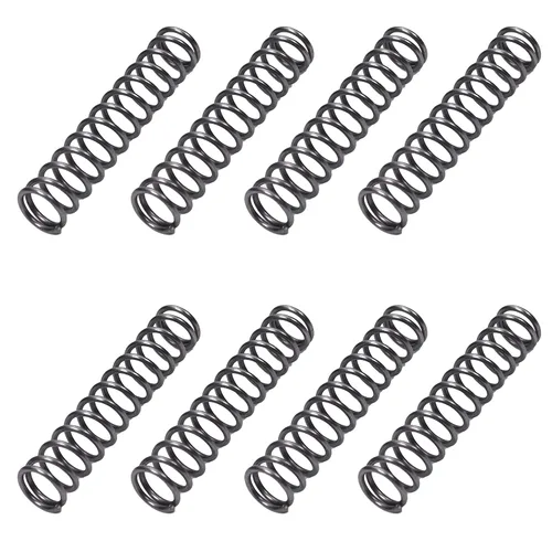Miniatura 15 de MroMax 20Pcs Compressed Spring, 0.04" Wire Dia, 0.31" OD, 1.57" Free Length, Gray Black Spring Steel Extended Coil Compression Spring