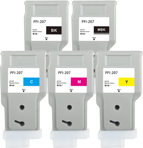 Miniatura 6 de PFI-207 PFI-207C - Cartucho de tinta de 10.1 fl oz compatible con impresoras Canon ImagePrograf iPF680 iPF685 iPF780 iPF785 (cian, 1 unidad)