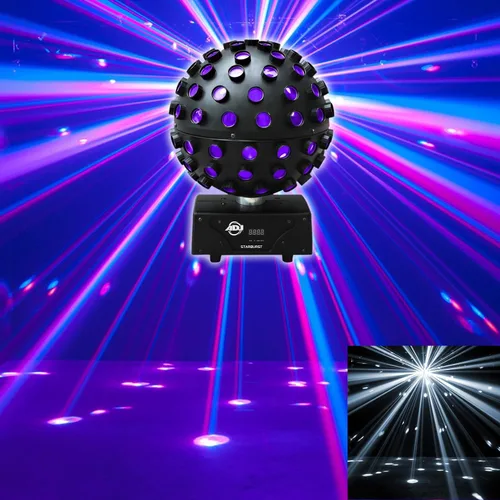 Miniatura 2 de American DJ adj Starburst Multi Color Shooting Beam Efecto de iluminación+altavoz gratis