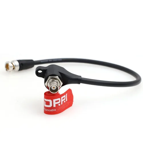 Miniatura 3 de Cable protector SDI 12G aisladores galvánicos BNC macho a ángulo recto BNC hembra para RED Komodo, ARRI Mini (negro)