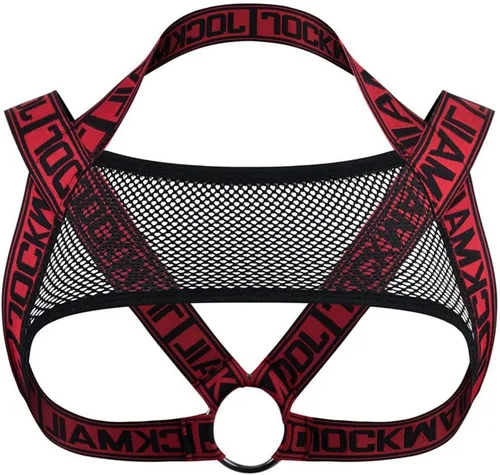 Miniatura 5 de JOCKMAIL Arnés de fitness para hombre con correa de hombro para hombre, ropa interior elástica cómoda y suspensorio