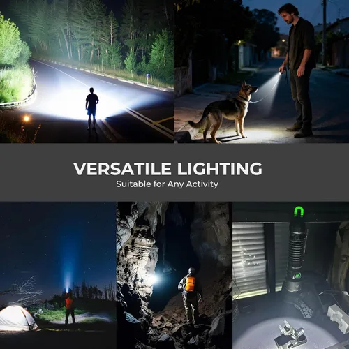 Miniatura 8 de Wurkkos TS28 Linterna LED recargable, 3200 lúmenes, linterna súper brillante con múltiples modos, linternas impermeables IPX8 para acampar